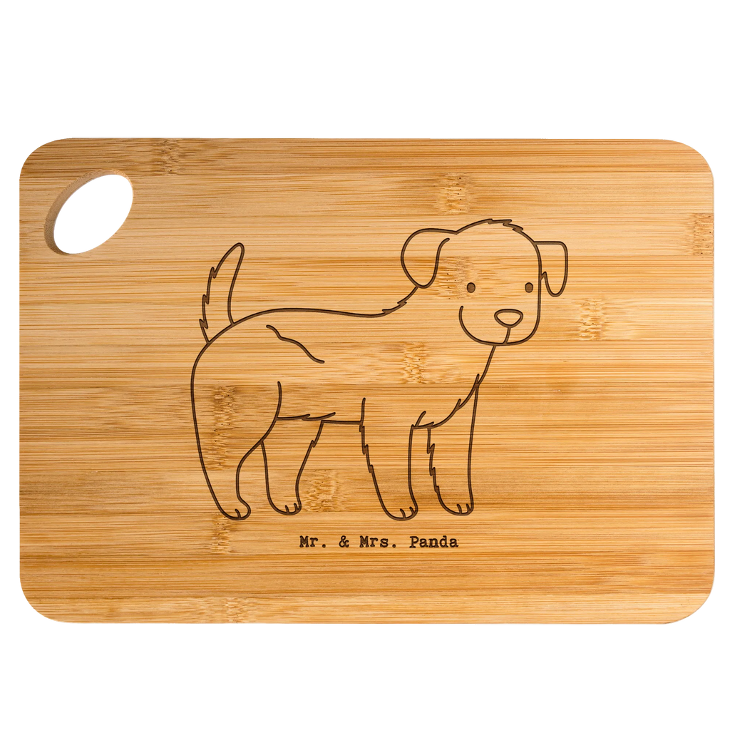 Bamboo chopping board Border Terrier Moment gift, animal lover, giving, dog breed, purebred dog, dog owner, puppy