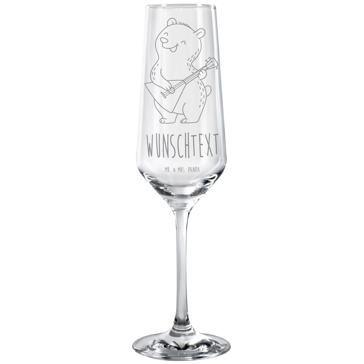 Personalisiertes Sektglas Bär Balalaika Sektglas mit Gravur, Champagnerglas Gravur, Champagnerglas Mit Namensgravur, Personalisiertes Champagnerglas, Dekoratives Sektglas Mit Wunschnamen, Sektglas gravieren lassen, Sektglas personalisieren, Sektglas Mit Namen, Champagnerglas mit Gravur, personalisiertes Sektglas, graviertes sektglas, Sektglas personalisiert, Design-Sektglas Mit Gravur, Instrumente, Geschenke Musiker, Musikliebhaber, Bär, Zupfinstrument, Laute, Balalaika, Saiteninstrument
