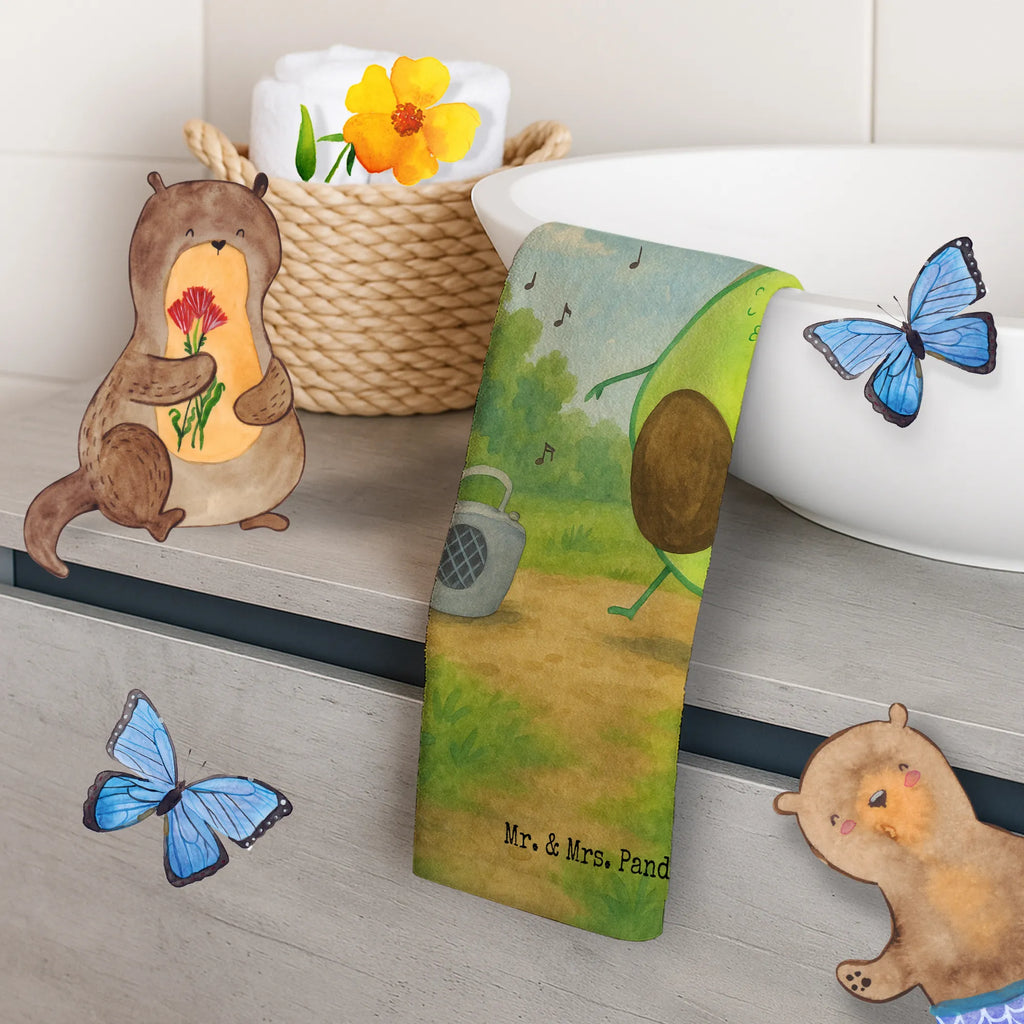 Ręcznik dla gości Awokado tańczyć Design Awokado, Warzywa, Wegan, Zdrowy