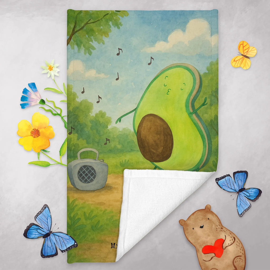 Ręcznik dla gości Awokado tańczyć Design Awokado, Warzywa, Wegan, Zdrowy