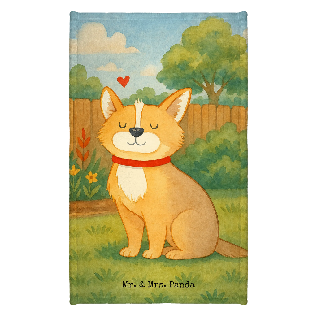 Ręcznik dla gości Pies szczęście Design Pies, rasa psa, właściciel psa, miłośnik zwierząt, motyw psa, zwierzę domowe, powiedzenia