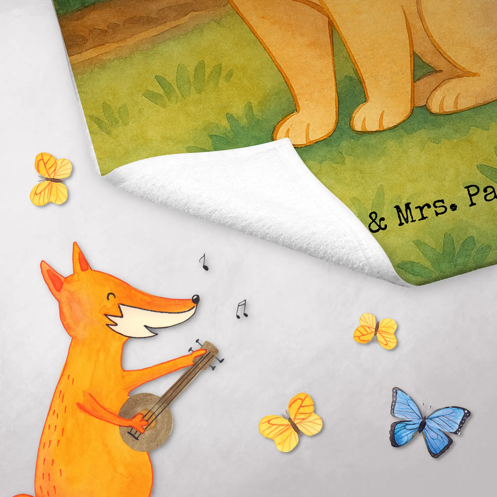 Ręcznik dla gości Pies szczęście Design Pies, rasa psa, właściciel psa, miłośnik zwierząt, motyw psa, zwierzę domowe, powiedzenia