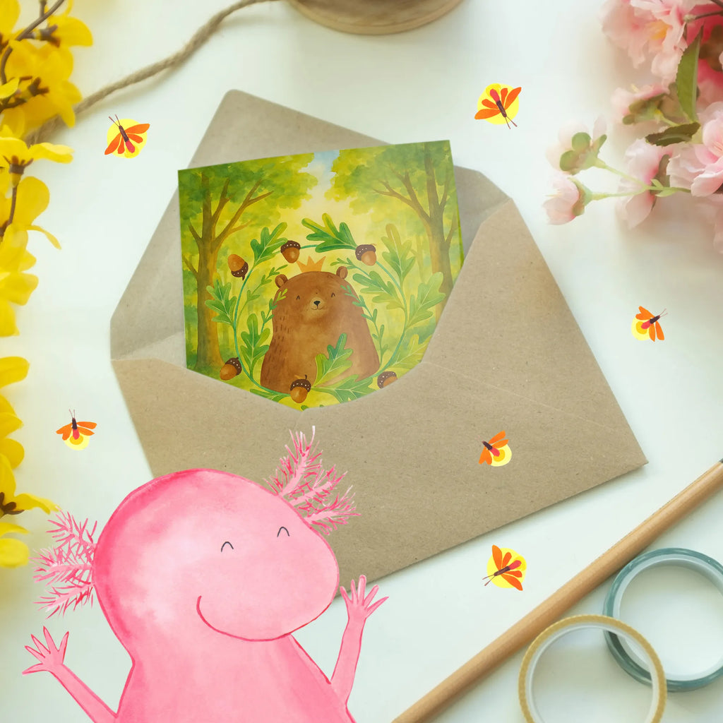 Greetings card bear king Design teddy bear, cuddly toy, Father's Day, world best daddy, Father, Daddy Bear, best daddy