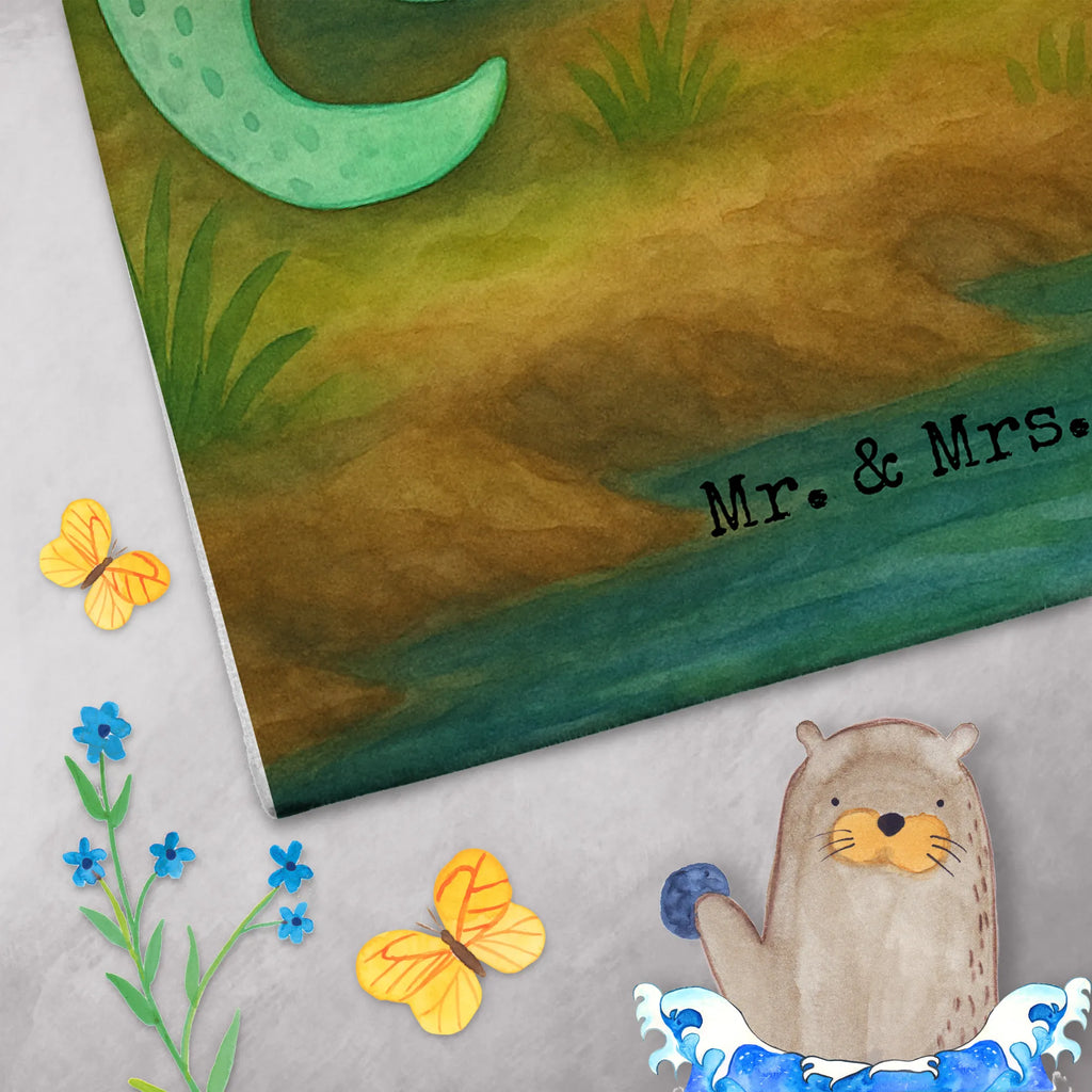 Ręcznik dla gości Krokodyl Design Zwierzeta morskie, Morze, Wakacje