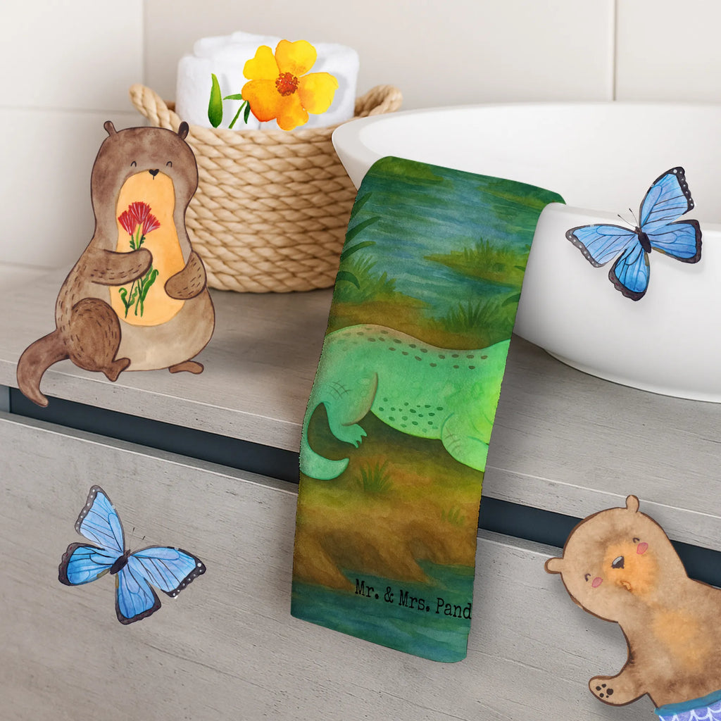 Ręcznik dla gości Krokodyl Design Zwierzeta morskie, Morze, Wakacje