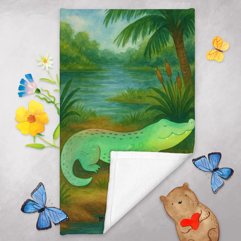 Ręcznik dla gości Krokodyl Design Zwierzeta morskie, Morze, Wakacje