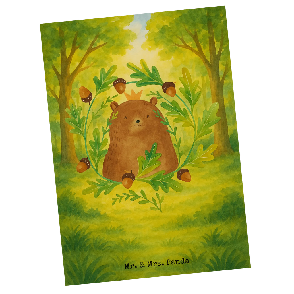 Postcard bear king Design teddy bear, cuddly toy, best daddy, world best daddy, Father, Daddy Bear, Father's Day