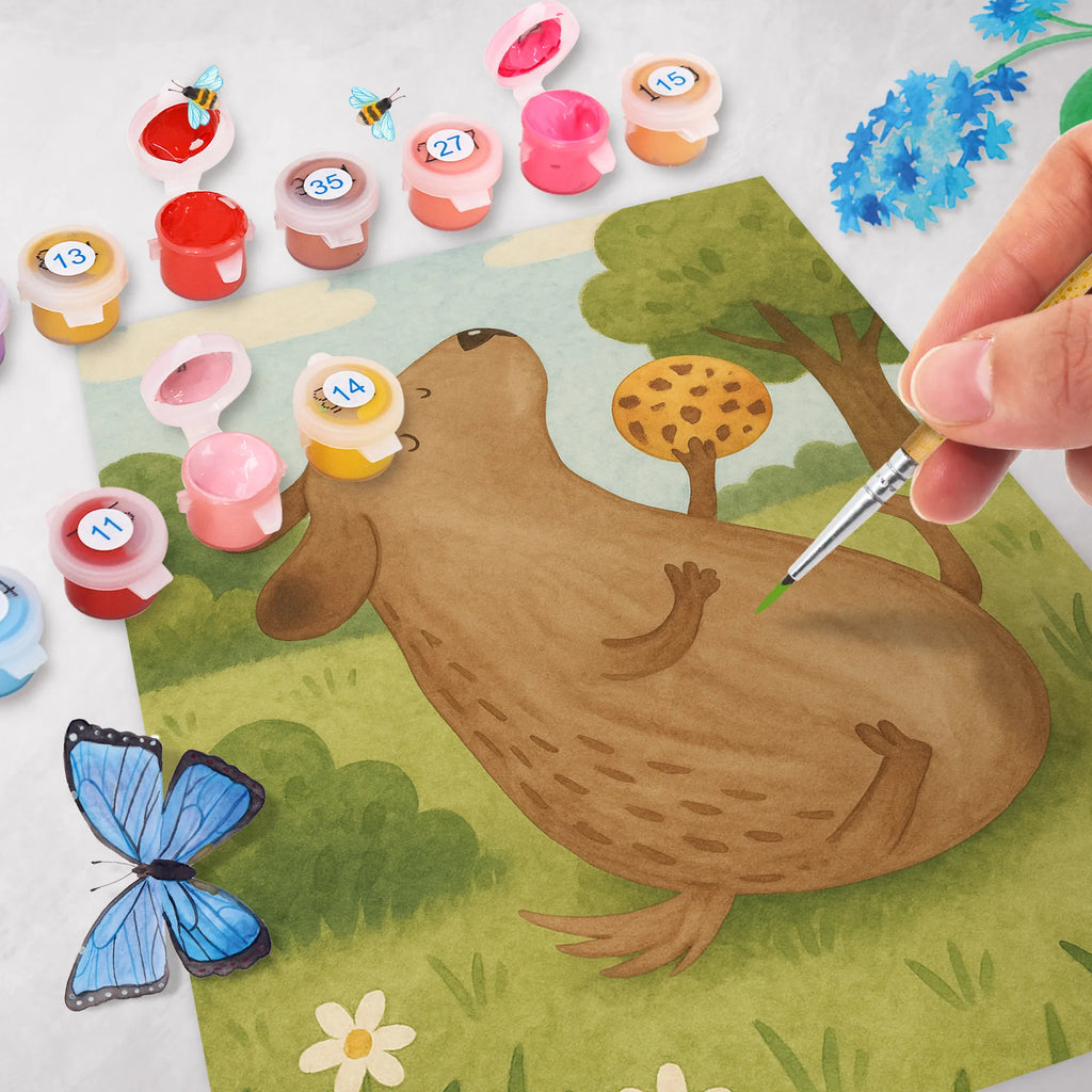 Malowanie według numerów pies ciastko Design Pies, rasa psa, właściciel psa, miłośnik zwierząt, motyw psa, zwierzę domowe, powiedzenia