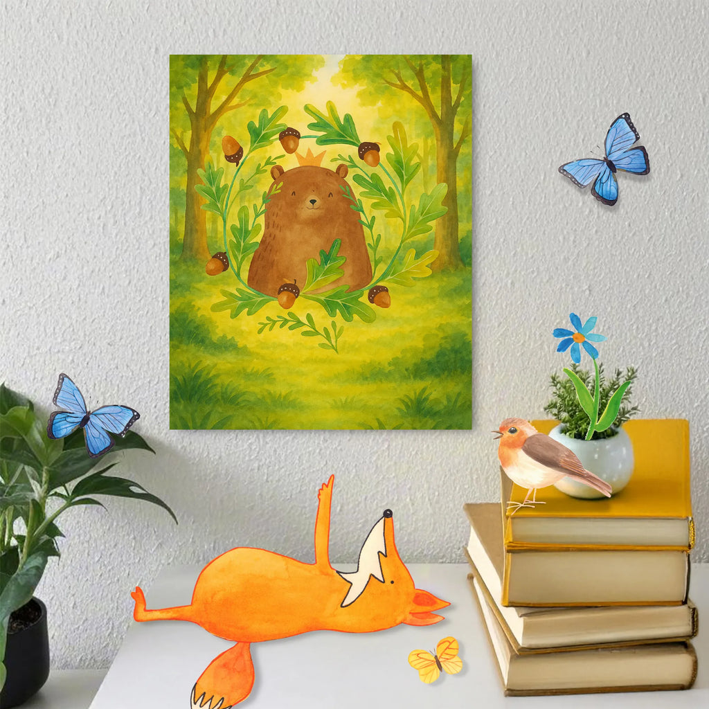 Malen nach Zahlen Bär König Design zahlenbilder, malset, kreativ set, diy set, Malen nach Zahlen, malen nach zahlen set, leinwand malset, Teddy, Bär, Teddybär, Daddy, Papi, Bester Vater, Vatertag, Bester Papa, Weltbester Papa, Dad, Papa Bär, Papa, Vater