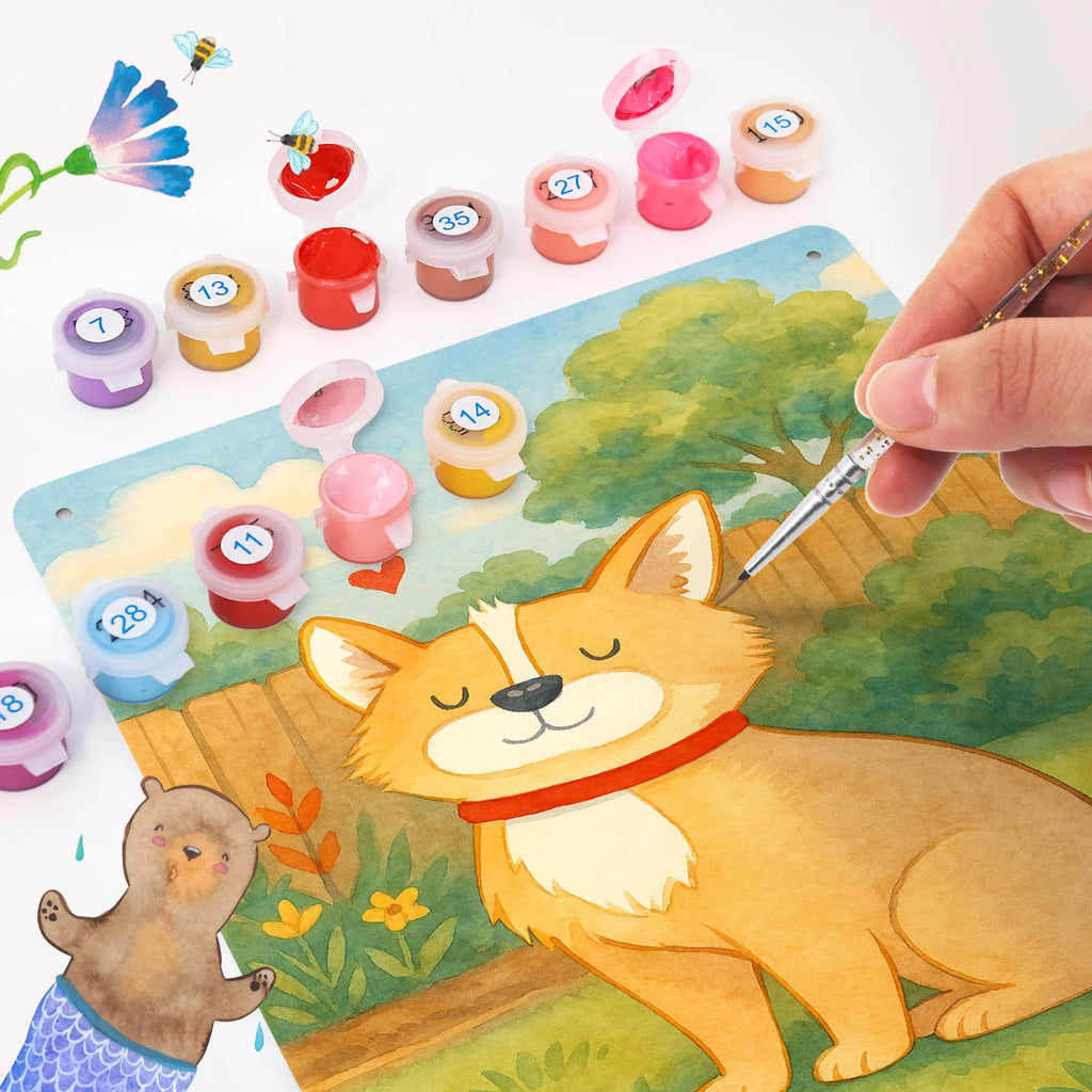 Paint by Numbers Metal Sign Dog Luck Design dog breed, mutt, hound, woof, dog mama, love dogs, love for dogs, dog decorative items, bag with dog print, funny gifts for dog owners, what do you give a dog lover, Christmas gifts for dogs, gifts for dogs, dog sayings, dog love, dog owner, dog mom