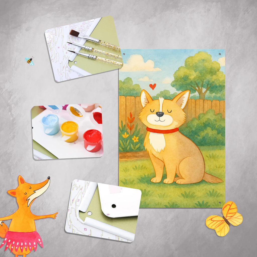 Paint by Numbers Metal Sign Dog Luck Design dog breed, mutt, hound, woof, dog mama, love dogs, love for dogs, dog decorative items, bag with dog print, funny gifts for dog owners, what do you give a dog lover, Christmas gifts for dogs, gifts for dogs, dog sayings, dog love, dog owner, dog mom