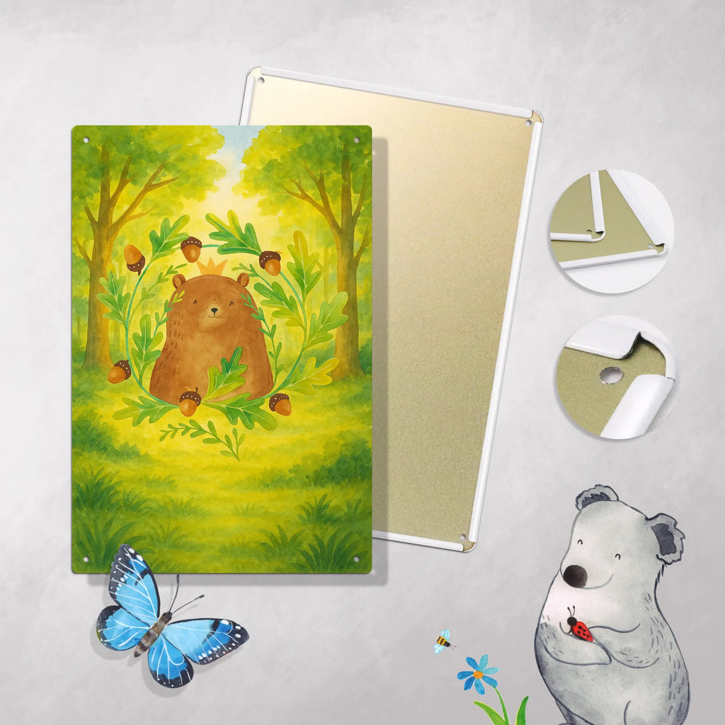 Malen nach Zahlen Metallschild Bär König Design Baseln, Malen nach Zahlen, Teddy, Bär, Teddybär, Bester Papa, Bester Vater, Daddy, Papa Bär, Dad, Vatertag, Papi, Vater, Weltbester Papa, Papa