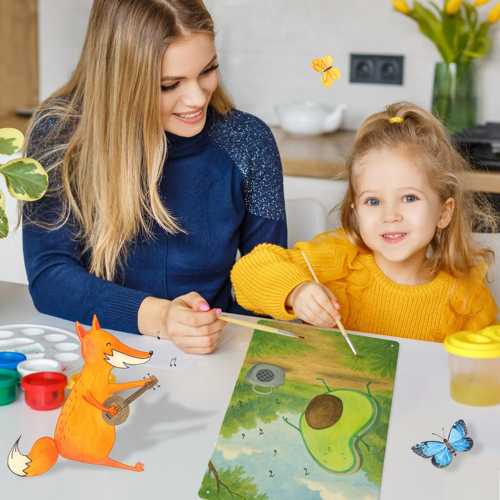 Metalowy szyld do malowania po numerach Awokado tańczyć Design Awokado, Warzywa, Wegan, Zdrowy