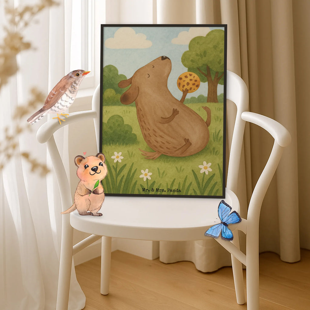 Plakat pies ciastko Design zwierzę domowe, motyw psa, powiedzenia, Pies, rasa psa, właściciel psa, miłośnik zwierząt