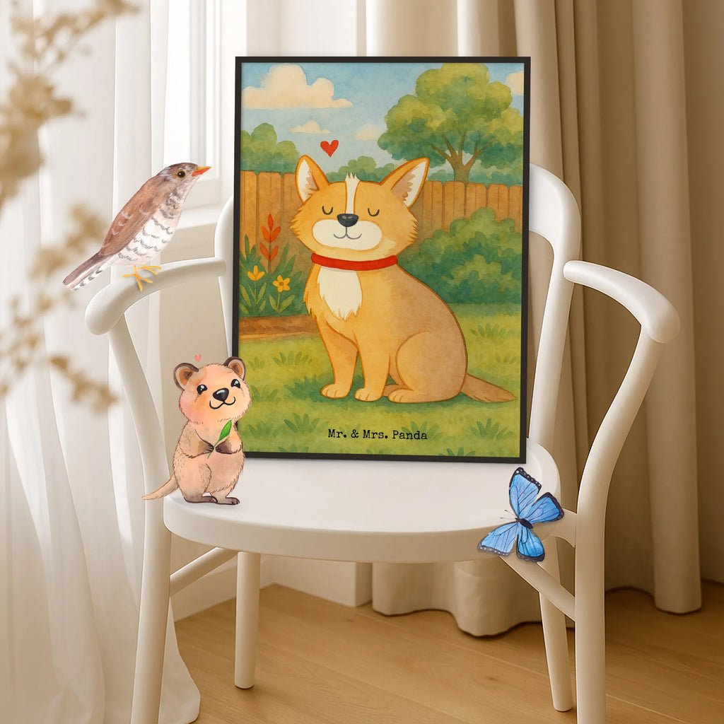 Plakat Pies szczęście Design Pies, zwierzę domowe, rasa psa, właściciel psa, powiedzenia, miłośnik zwierząt, motyw psa