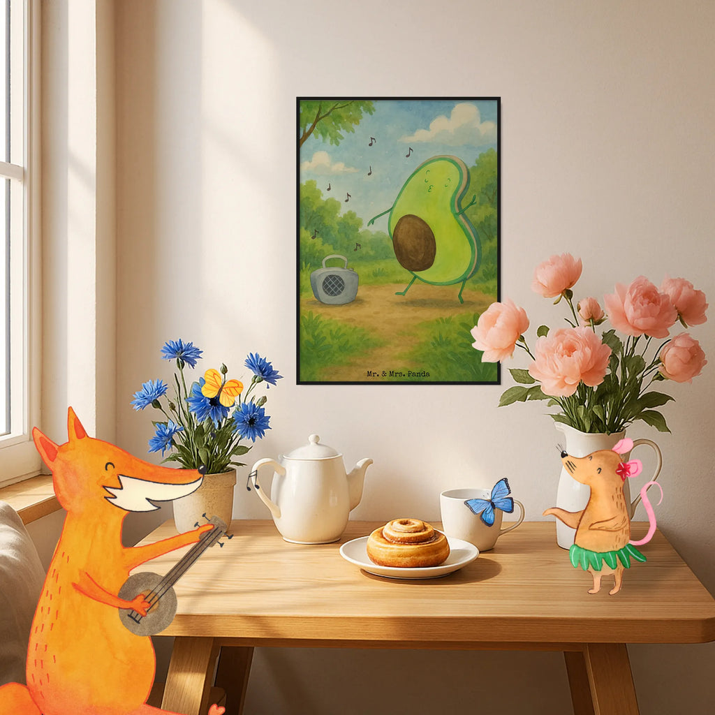 Poster avocado Dance Design vegetables