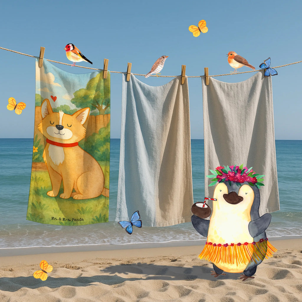 70 x 140 ręcznik Pies szczęście Design Pies, rasa psa, właściciel psa, miłośnik zwierząt, motyw psa, zwierzę domowe, powiedzenia