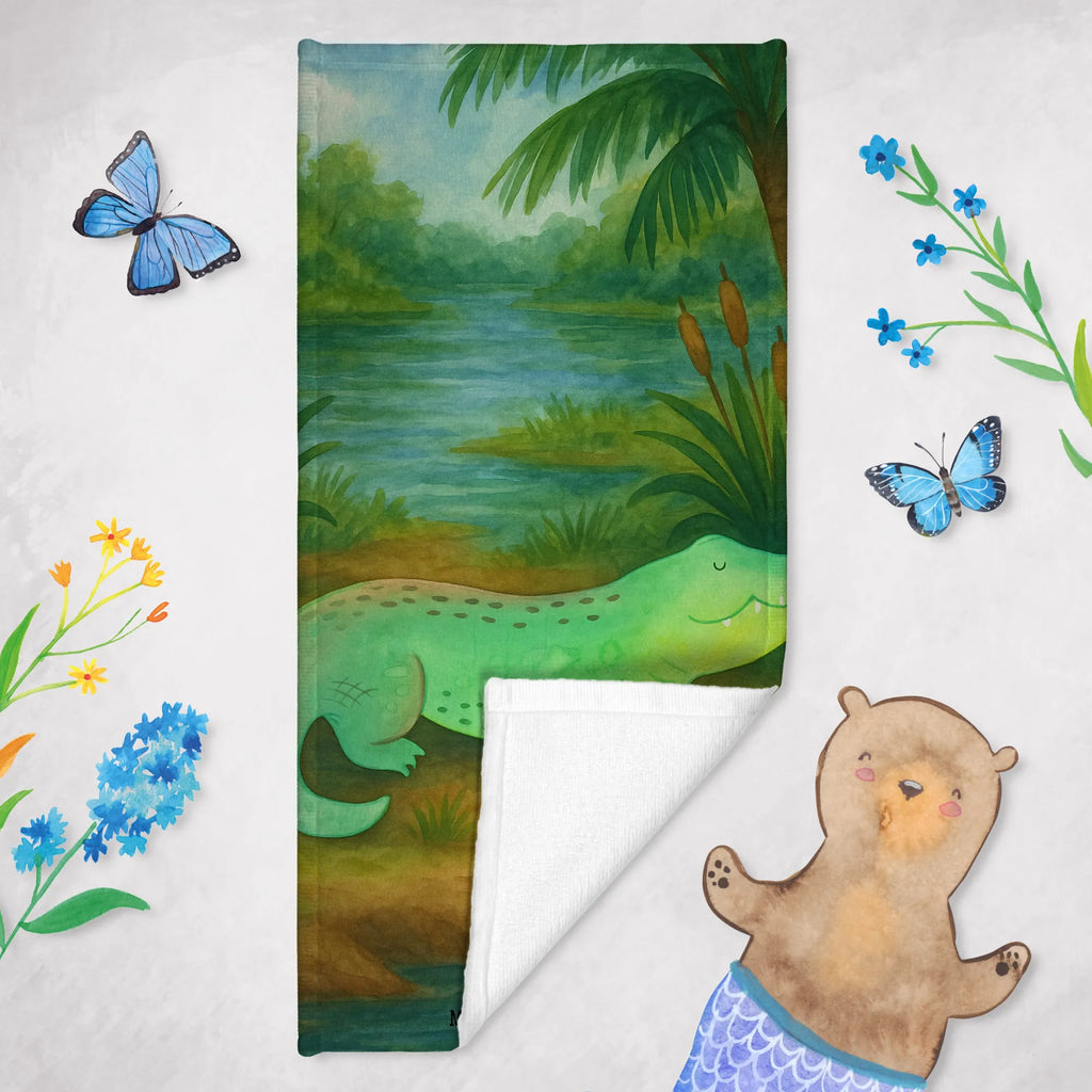 Badehandtuch Krokodil Design Reisehandtuch, Sport Handtuch, Badetuch, Duschhandtuch, Strandtuch, Kinder Handtuch, Gästehandtuch, Saunatuch, Badetuch Kinder, Duschtuch, Badehandtuch, Frottier, Meer, Urlaub, Meerestiere, Krokodile, Abenteuerlust, Spontan sein, Verrückt sein, Lieblingsmensch, Krokodil, Beste Freundin, Reiselust, Freundin