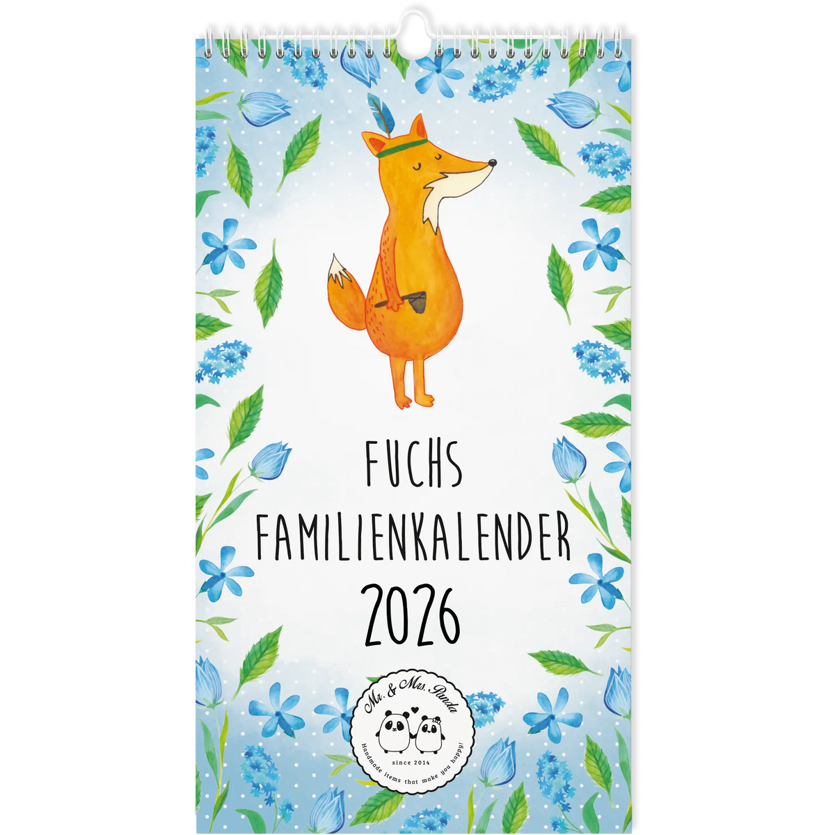 Kalendarz rodzinny 2026 Fuchs Collection Lis