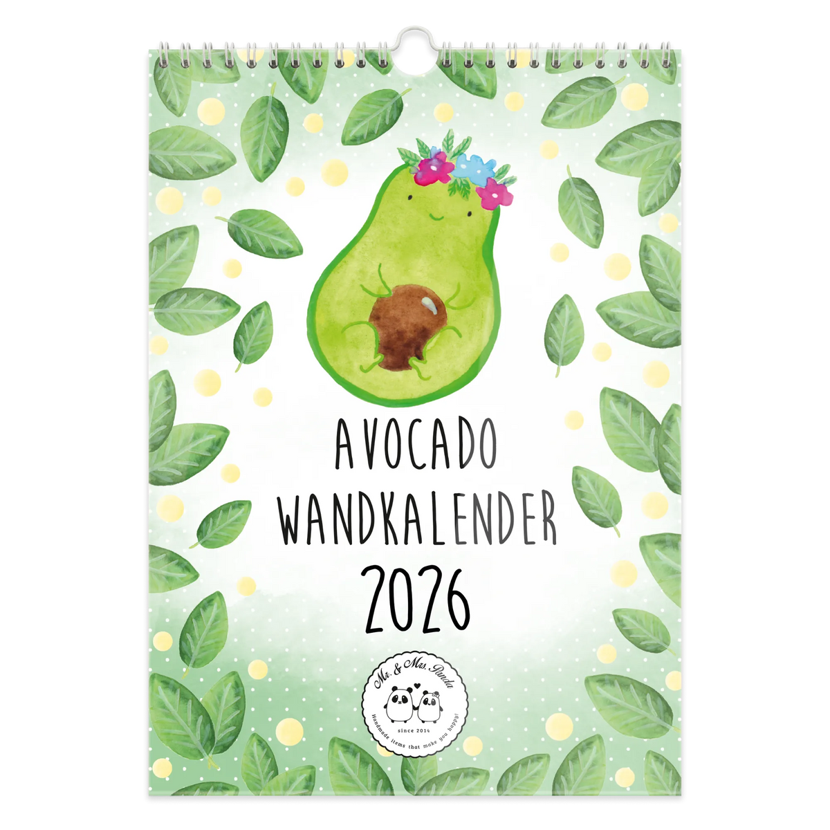 Wall calendar 2026 Avocado Collection annual planner, wall calendar, vegetables