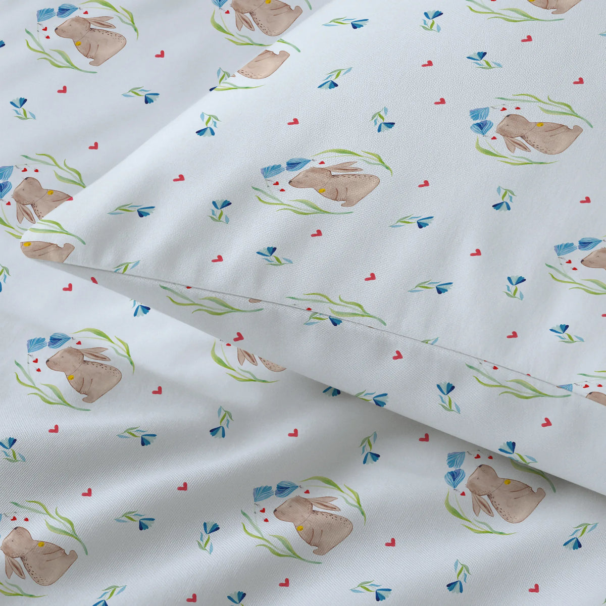 Bettwäsche Hase Blume Muster Bettbezug, Bettwäsche, Kissenbezug, Baumwollbettwäsche, Deckenbezug, Bettwäschegarnitur, Baumwoll-Satin Bettwäsche, Bettwäsche Satin, Kissenhülle, Bettdeckenbezug, Baumwoll Satin, Bettwäsche Set, Bettwäsche Baumwolle, Kuschelbettwäsche, Bettzeug, Ostern, Osterdeko, Osterhase, Osternest, Ostergeschenke, Geschenke zu Ostern, Ostern Geschenk, Ostergeschenke Kinder, Ostern Kinder, Hoffnung, Taufe, Kaninchen, Kindergeburtstag, Kind, Geburtstag, Erstes Kind, Taufgeschenk, Schwangerschaft, Geburt, Hase, Träume
