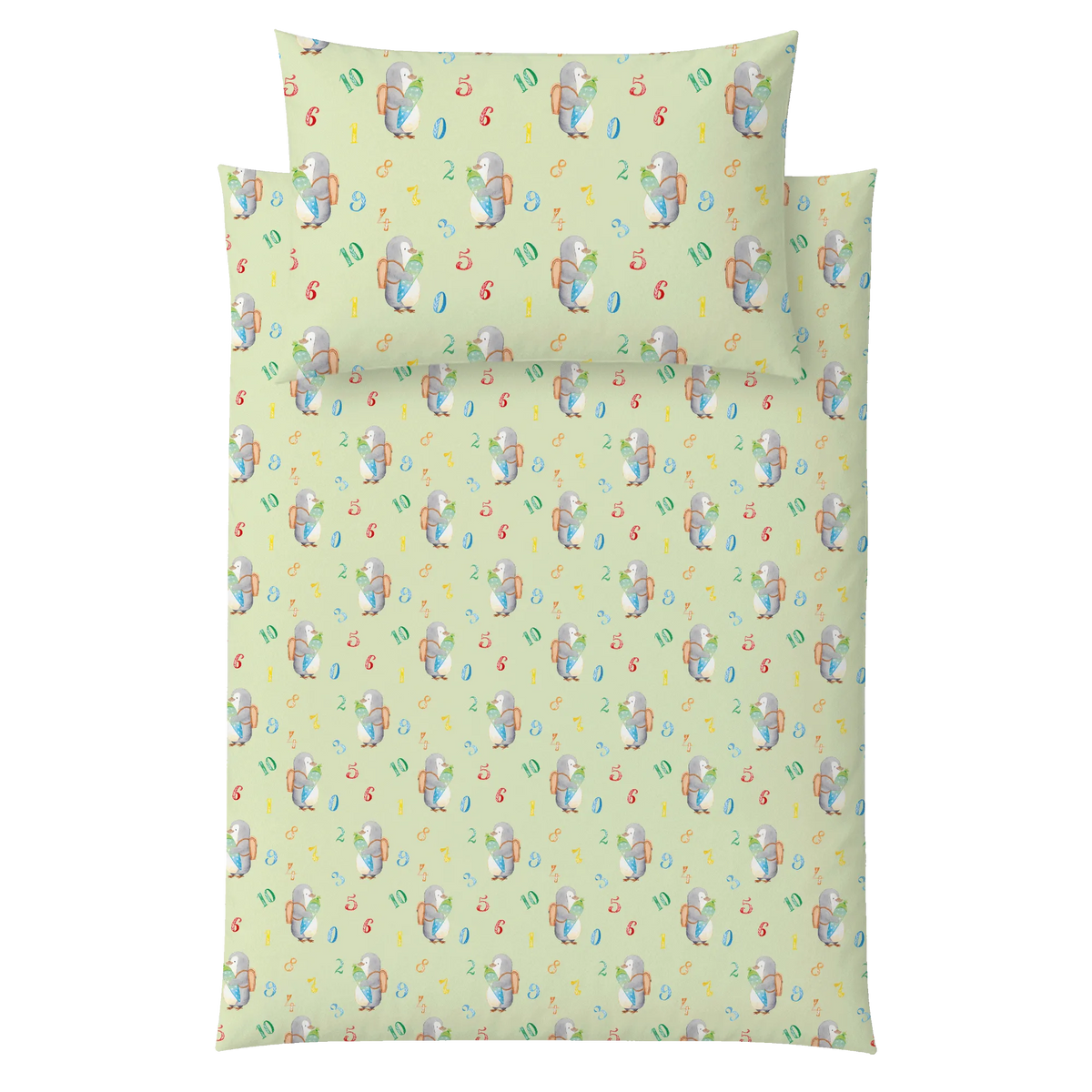 Kinderbettwäsche Pinguin Schultüte Muster Kleinkinder Bettwäsche, Bettgarnitur Kinder, Kinder Bettzeug, Kinderbettgarnitur, Kinder Bettset, Kinderbettwäsche Set, Kinder Bettwäsche, Kinderbettwäsche, Bettwäsche für Kinder, Bettwäsche Kinder, Bettwäsche Kleinkind, Bettwäsche Set Kinder, Pinguin, Erster Schultag, Schulranzen, Schulanfänger, Geschenk Zur Einschulung, 1. Klasse, Einschulung