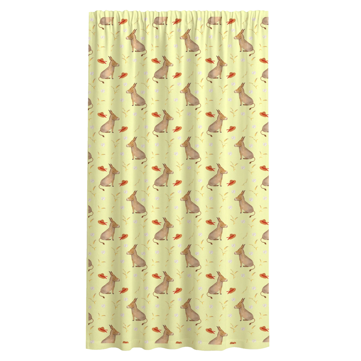 Vorhang Esel Muster Gardinenschal, Stoffvorhang, Vorhang, Flächenvorhang, Baumwollvorhang, Seitenschal, Gardine, Vorhang Schal, Schiebevorhang, Lustige Sprüche, Tiere, Tiermotive, Gute Laune, Ziel, Zuversicht, Erfolg, Lebensmut, Weisheit, Positive Gedanken, Tapferkeit, Lebensglück, Esel, Lebensziel, Mut