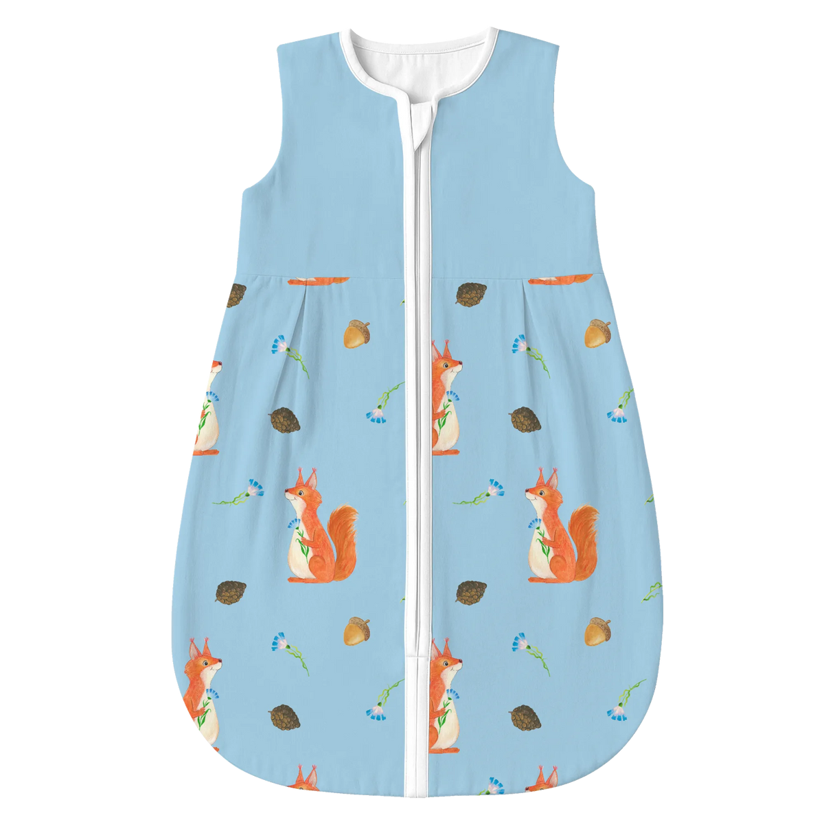 Schlafsack Baby Eichhörnchen Blume Muster Babyschlafsack, Schlafsack Baby, Tiere, Gute Laune, Tiermotive, Lustige Sprüche, Lachen, Spruch Deko, Spruch Positiv, Motivation Sprüche, glücklich Spruch, Eichhörnchen, Eichhorn, Motivation Bilder, Spaß