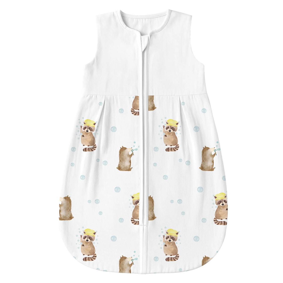Schlafsack Baby Waschbär Muster Babyschlafsack, Schlafsack Baby, Tiere, Gute Laune, Tiermotive, Lustige Sprüche, Waschbär, Fröhlich, Seifenblasen, Plan, Waschen, Tagträumen