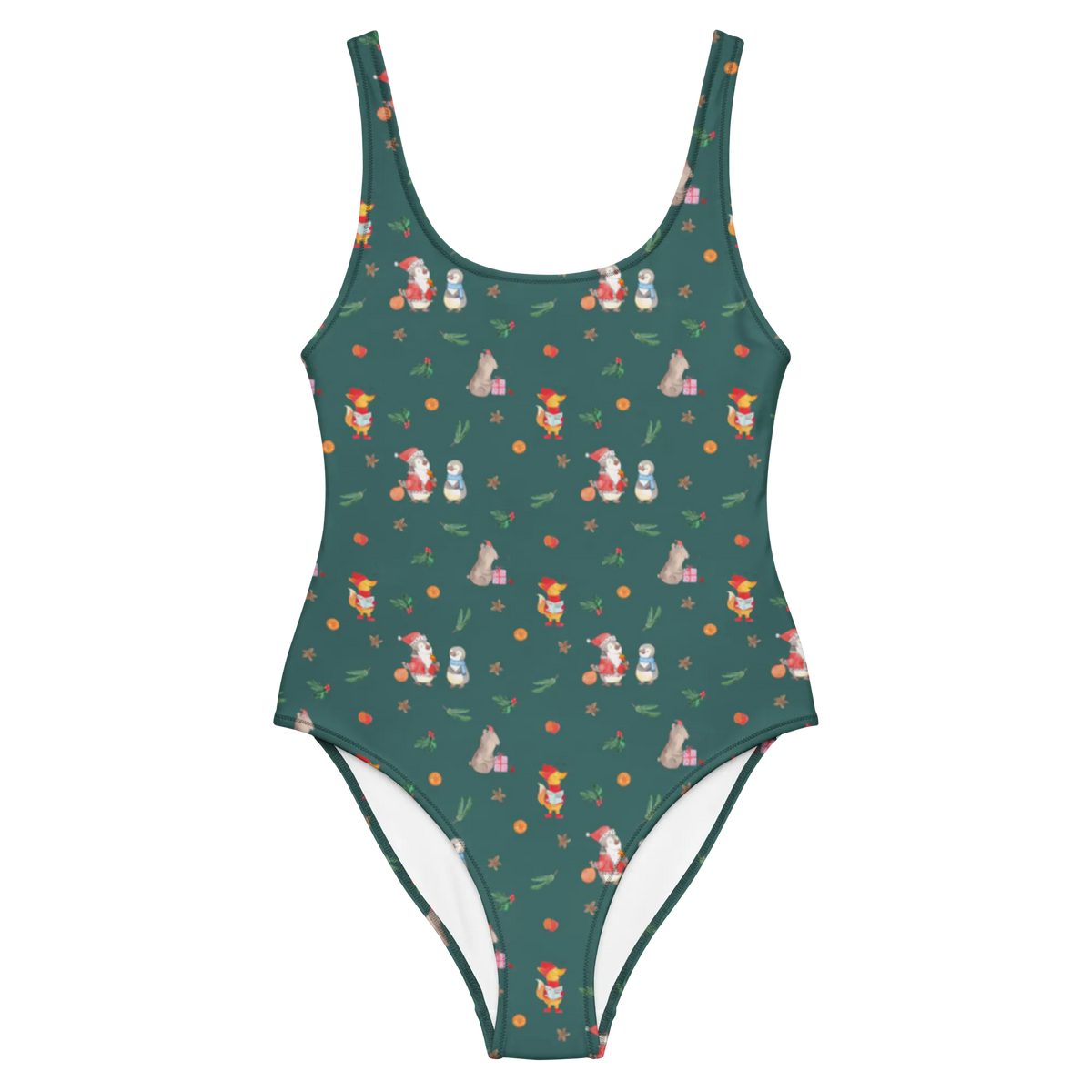 Swimsuit winter Christmas joy Christmas time, snow, santa claus, fir tree, christmas eve, christmas time, christmas tree, christmas days