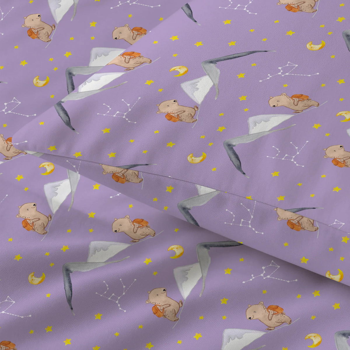 Bettwäsche Bär Bergsteigen Muster Bettdeckenbezug, Deckenbezug, Bettwäsche Satin, Baumwoll-Satin Bettwäsche, Bettwäsche Set, Bettwäsche, Bettzeug, Bettbezug, Kissenbezug, Bettwäsche Baumwolle, Kissenhülle, Baumwollbettwäsche, Kuschelbettwäsche, Baumwoll Satin, Bettwäschegarnitur, Geschenk, Schenken, Sport, Sportart, Hobby, Danke, Dankeschön, Auszeichnung, Gewinn, Sportler, Bergsport, Bergsteigen, Alpinismus, Trekking, Wandern, Alpinwandern