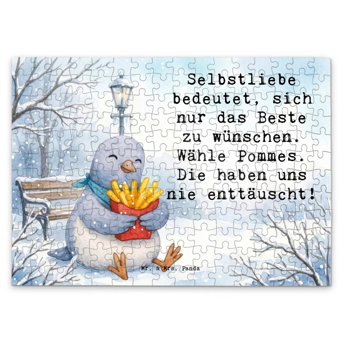 Puzzle Taube Winter Pommes Design Legespiel, Puzzlespiel, 1500 Teile Puzzle, 500 Teile Puzzle, Geduldspiel, 300 Teile Puzzle, 1000 Teile Puzzle, Puzzle, 2000 Teile Puzzle