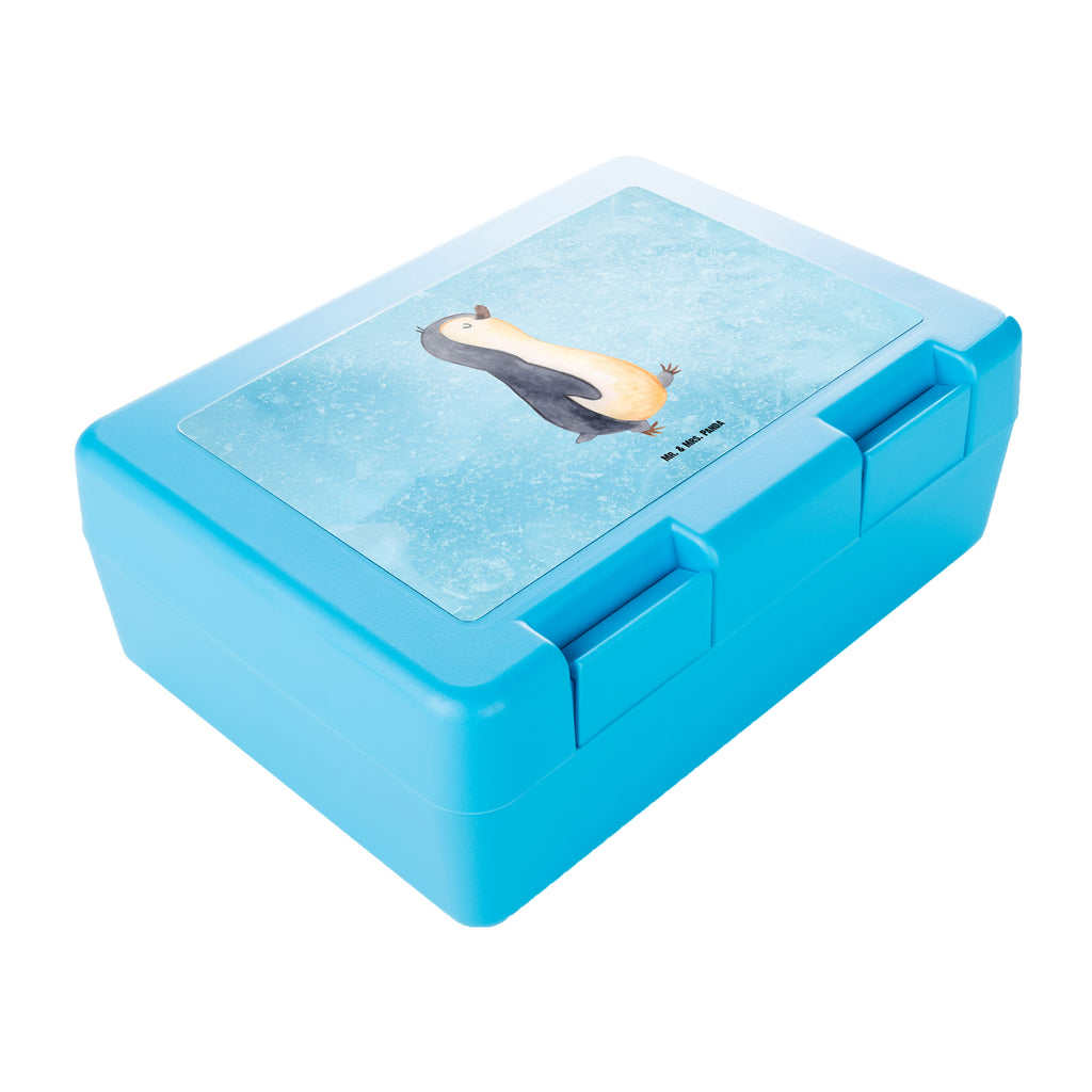 Brotdose Pinguin marschierend Brotbox, Snackbox, Lunch box, Butterbrotdose, Brotzeitbox, Pinguin, Pinguine, Frühaufsteher, Langschläfer, Bruder, Schwester, Familie