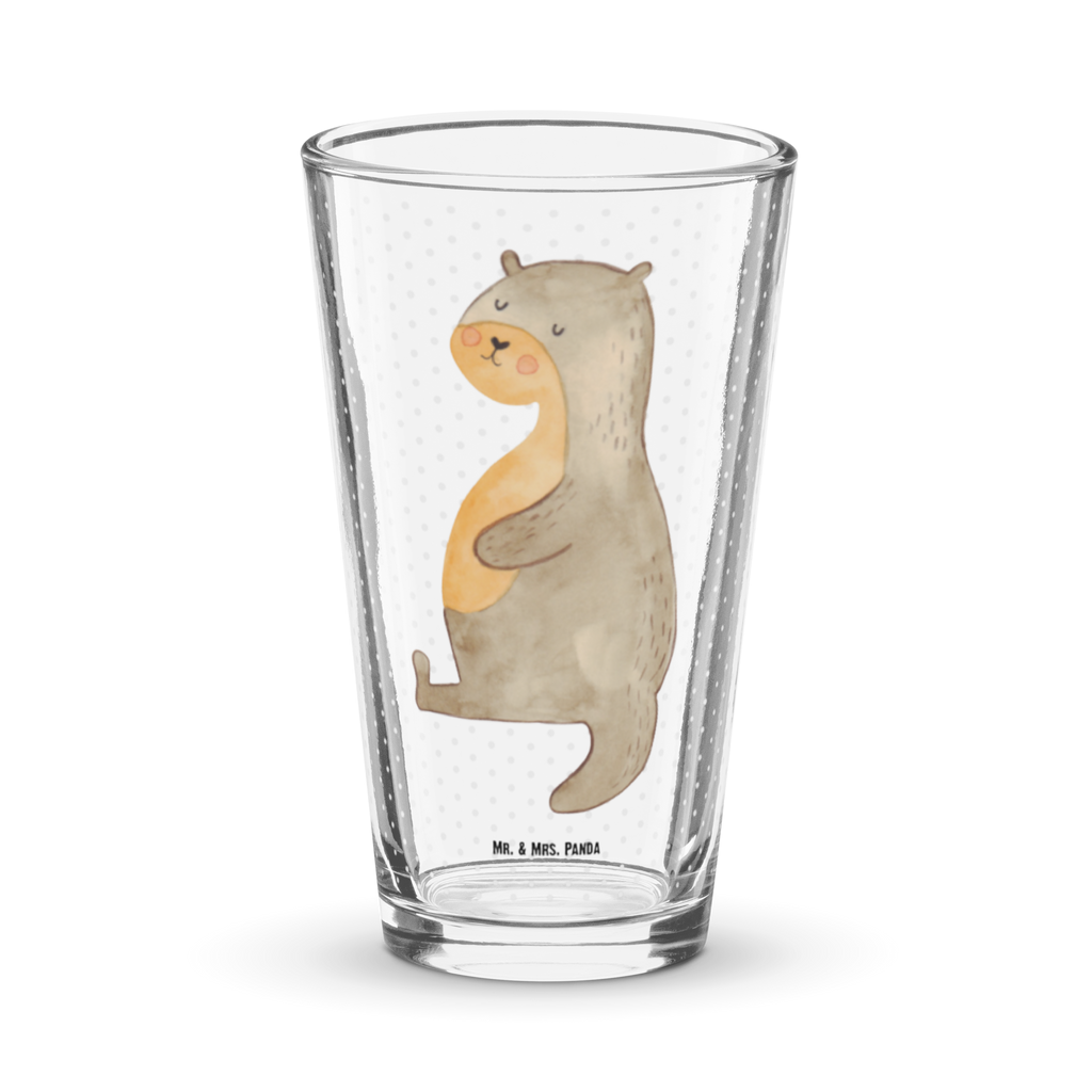 Premium Trinkglas Otter Bauch Trinkglas, Glas, Pint Glas, Bierglas, Cocktail Glas, Wasserglas, Otter, Fischotter, Seeotter, Otter Seeotter See Otter