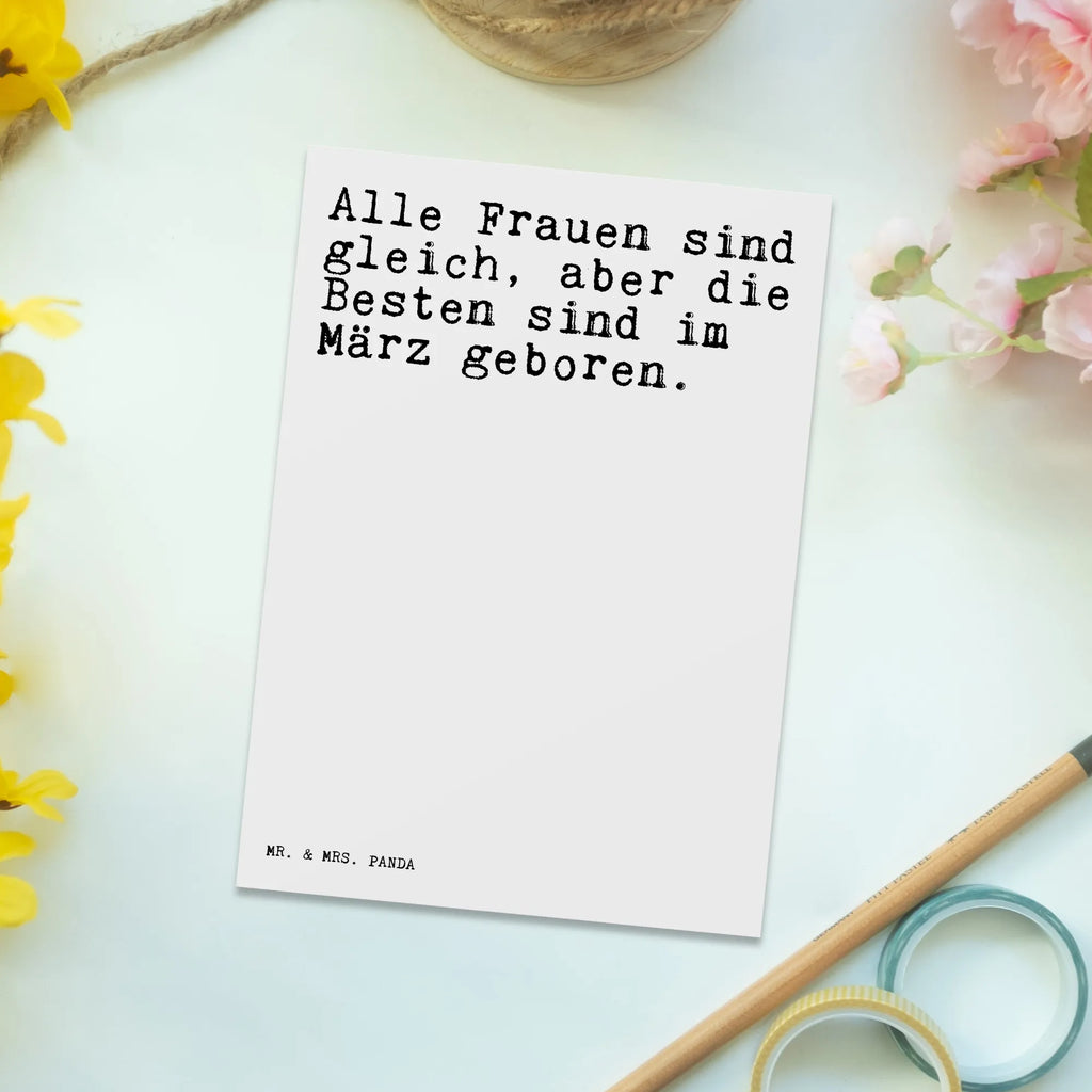 Postcard Alle Frauen sind gleich,... Ansichtskarte, Kunstkarten, Motivkarte, Fotokarte, Ansichtskarten, Designkarte, Postkarten, spruchkarte, einzelkarte, bildkarte, Grußkarte, kunstkarte, Postkarte, Sprüche, Lustige Sprüche, Weisheiten, Zitate, Spruch, Spruch Geschenke, Spruch Sprüche Weisheiten Zitate Lustig Weisheit Worte