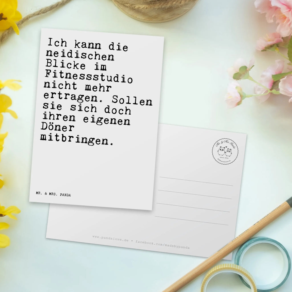 Postcard Ich kann die neidischen... postcards, card, invitation, Postcard, paper, letter, gift, invitation card, gift card, saying, sayings, funny, wisdom, quotes, Sayings Proverbs Wisdom Quotes Funny Wisdom Words