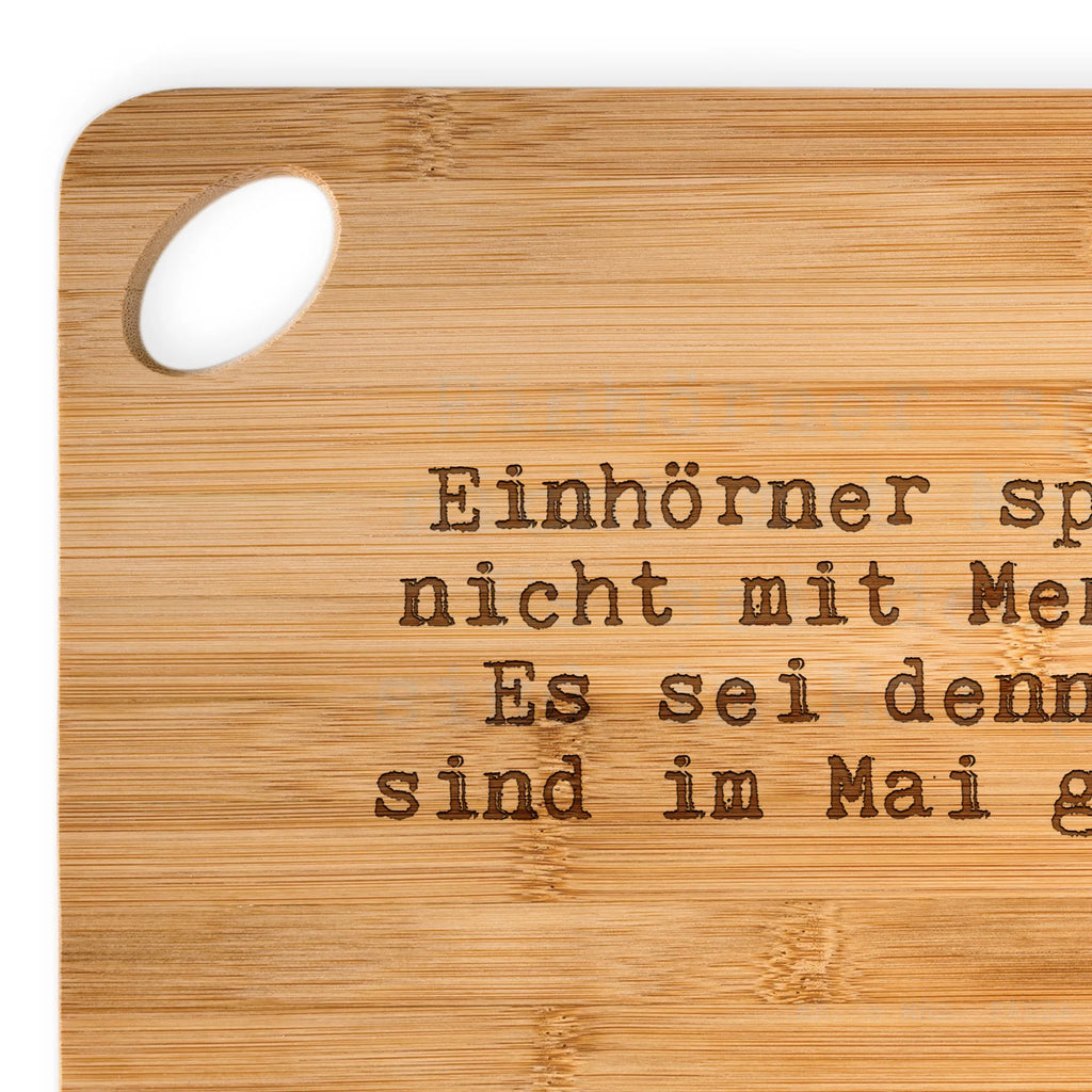 Bamboo chopping board Einhörner sprechen nicht mit... breakfast, carving board, cutting board, engraving, slices, kitchen, nature, cutting block, wood, solid, robust, bamboo, kitchen board, dulcimer, board, breakfast board, saying, sayings, funny, wisdom, quotes, Sayings Proverbs Wisdom Quotes Funny Wisdom Words
