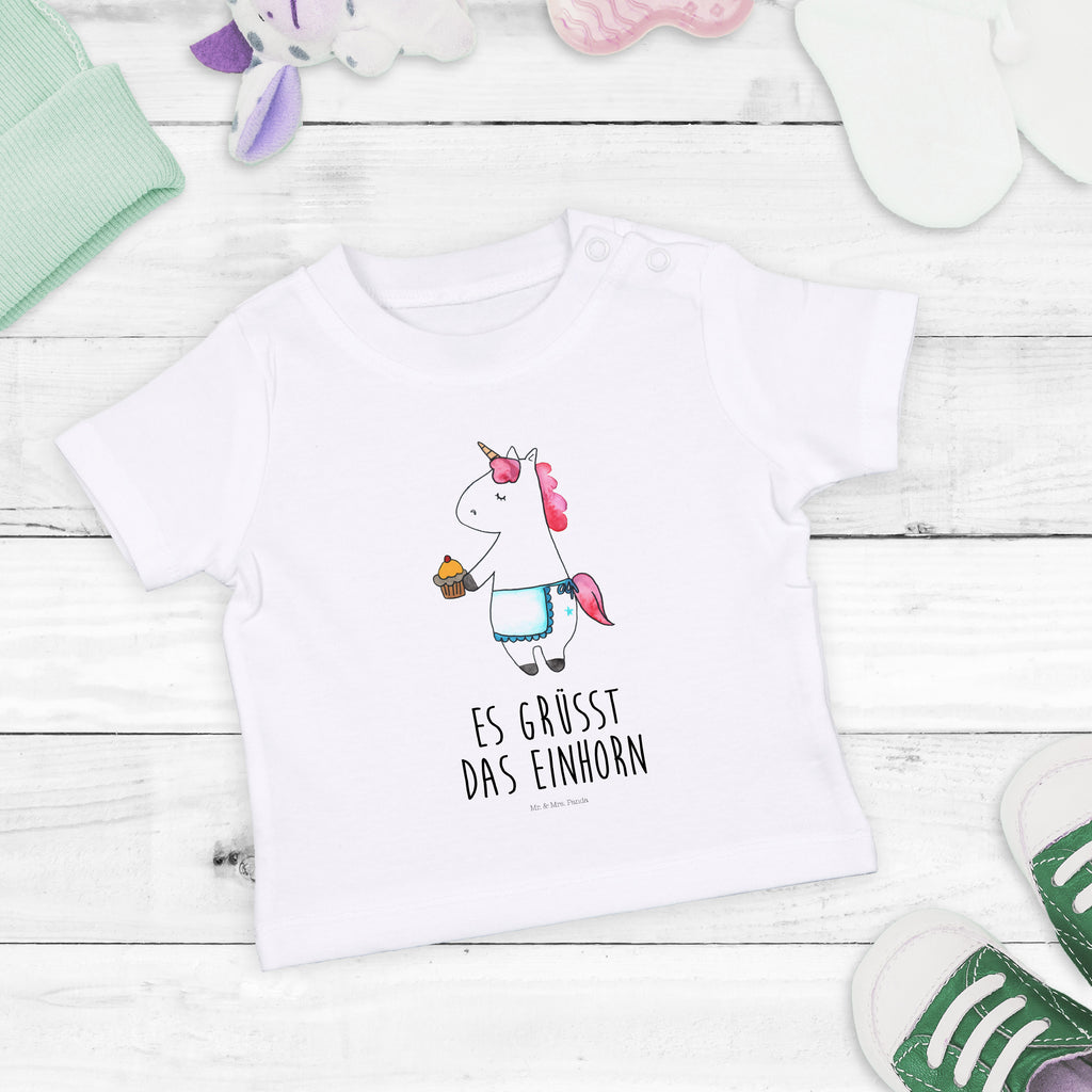 Organic Baby Shirt Einhorn Muffin Baby T-Shirt, Jungen Baby T-Shirt, Mädchen Baby T-Shirt, Shirt, Einhorn, Einhörner, Einhorn Deko, Pegasus, Unicorn, Geburtstag, Backen, Muffin, Kekse, Geburtstagsgrüße, Glückwünsche, Liebesgrüße, Grüße