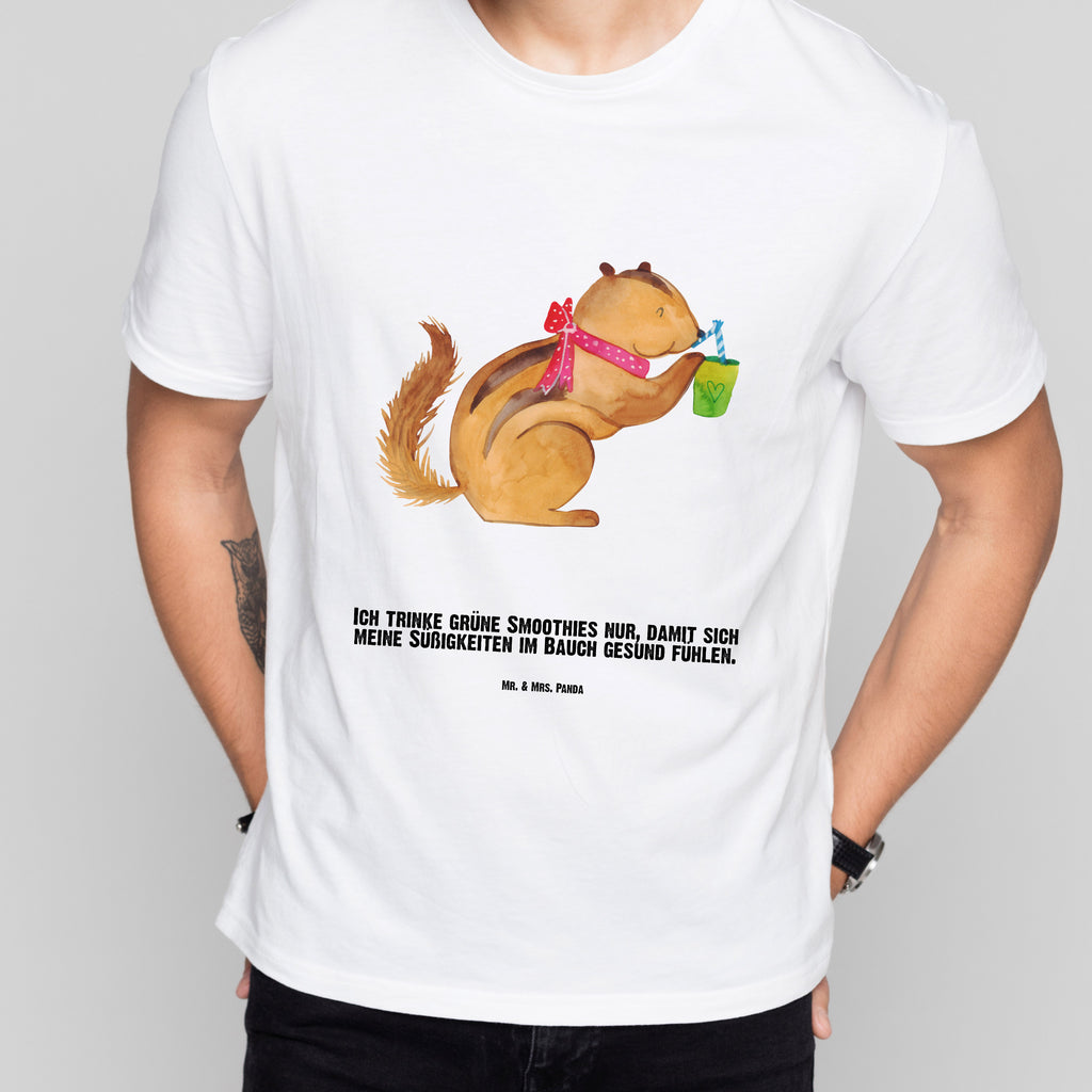 Personalisiertes T-Shirt Eichhörnchen Smoothie T-Shirt Personalisiert, T-Shirt mit Namen, T-Shirt mit Aufruck, Männer, Frauen, Wunschtext, Bedrucken, Tiermotive, Gute Laune, lustige Sprüche, Tiere, Green Smoothies, Diät, Abnehmen, Streifenhörnchen, Eichhörnchen