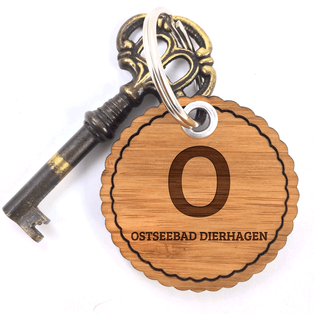 Rundwelle Schlüsselanhänger Ostseebad Dierhagen Schlüsselanhänger, Anhänger, Taschenanhänger, Glücksbringer, Schlüsselband, Spruch