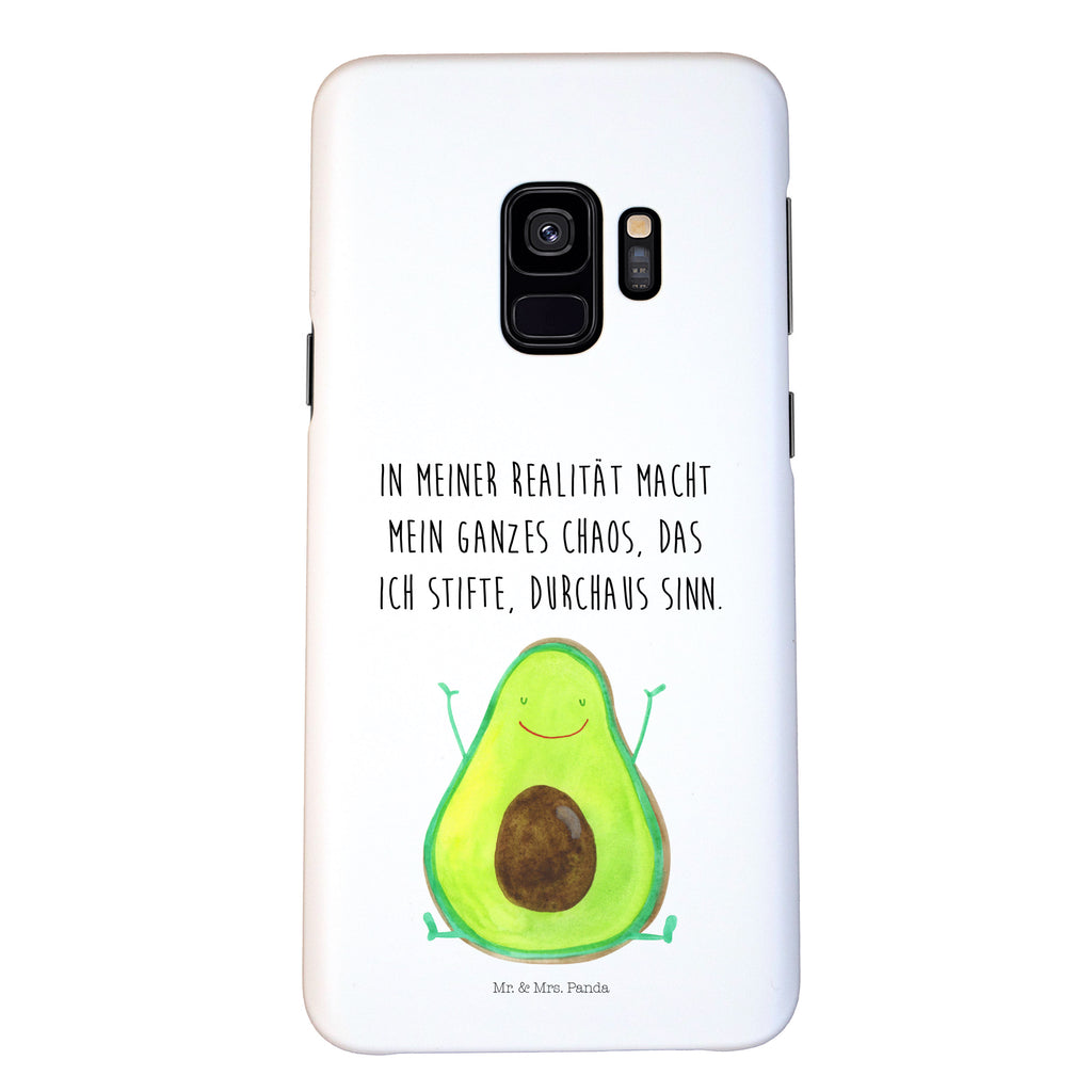 Handyhülle Avocado Glücklich Samsung Galaxy S9, Handyhülle, Smartphone Hülle, Handy Case, Handycover, Hülle, Avocado, Veggie, Vegan, Gesund, Chaos
