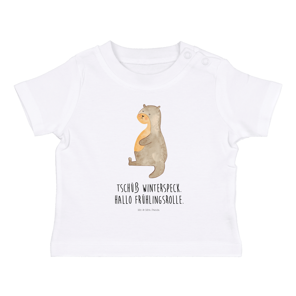 Organic Baby Shirt Otter Bauch Baby T-Shirt, Jungen Baby T-Shirt, Mädchen Baby T-Shirt, Shirt, Otter, Fischotter, Seeotter, Otter Seeotter See Otter