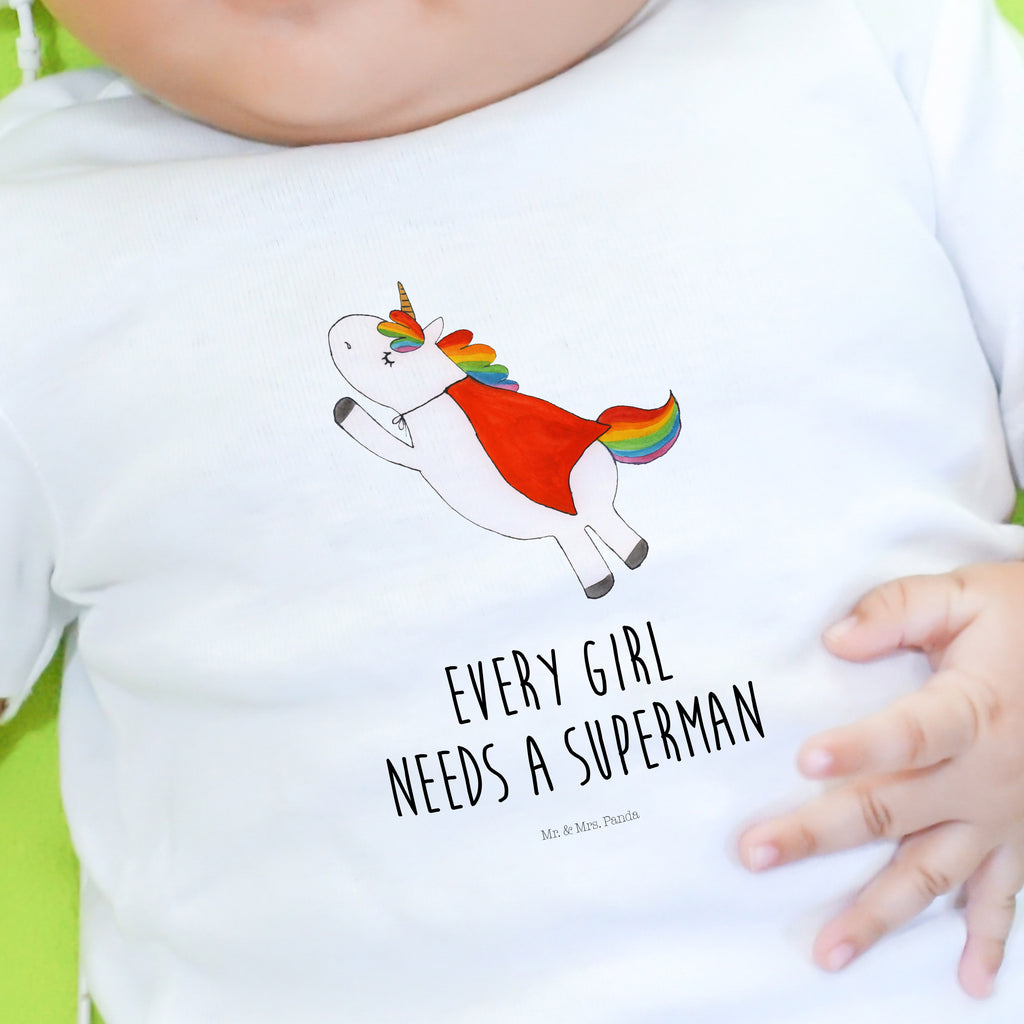 Organic Baby Shirt Einhorn Super Baby T-Shirt, Jungen Baby T-Shirt, Mädchen Baby T-Shirt, Shirt, Einhorn, Einhörner, Einhorn Deko, Pegasus, Unicorn, Traummann, Superheld, Held, Freundin, Geschenk, Girl, Mädchen