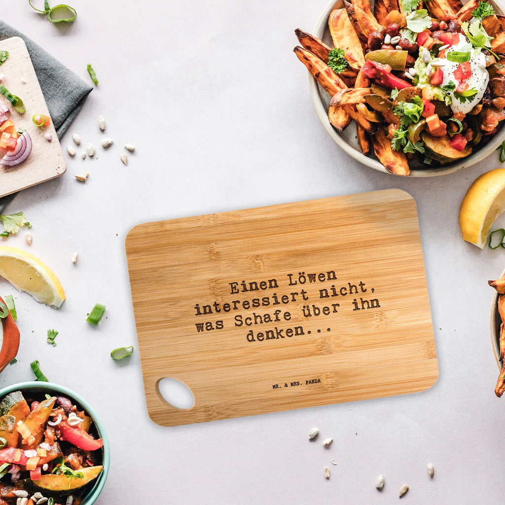 Bamboo chopping board Einen Löwen interessiert nicht,... bamboo, breakfast, carving board, solid, cutting block, wood, board, kitchen board, kitchen, nature, engraving, slices, robust, dulcimer, breakfast board, cutting board, saying, sayings, funny, wisdom, quotes, Sayings Proverbs Wisdom Quotes Funny Wisdom Words