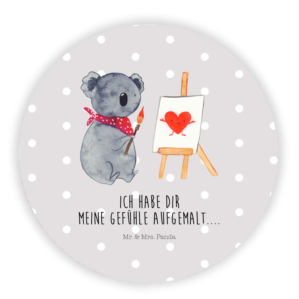 Rund Magnet Koala Künstler Kühlschrankmagnet, Pinnwandmagnet, Souvenir Magnet, Motivmagnete, Dekomagnet, Whiteboard Magnet, Notiz Magnet, Kühlschrank Dekoration, Koala, Koalabär, Liebe, Liebensbeweis, Liebesgeschenk, Gefühle, Künstler, zeichnen