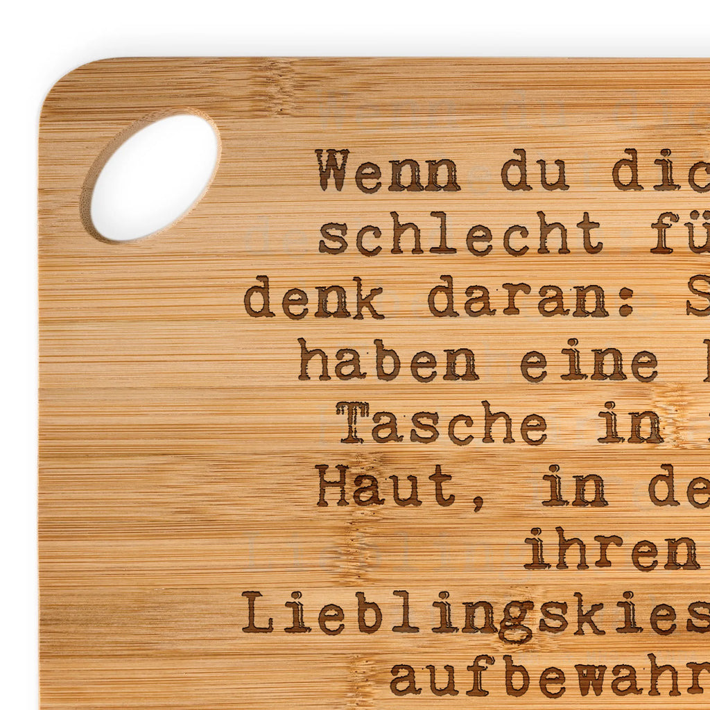 Bambus - deska do krojenia Wenn du dich mal... Przysłowie, przysłowia, zabawne przysłowia, mądrości, cytaty, prezenty z przysłowiami