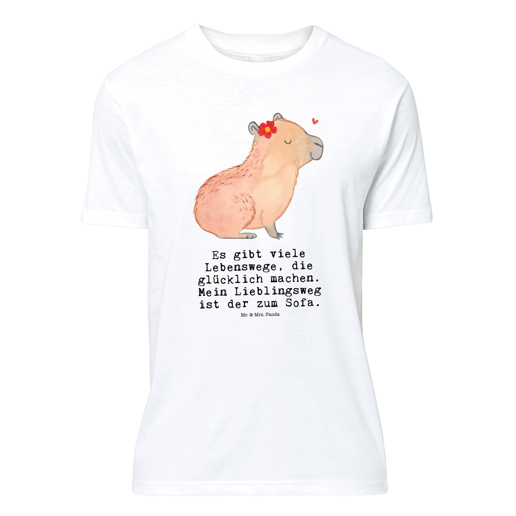 T-Shirt Standard Capybara Blume T-Shirt, Shirt, Tshirt, Lustiges T-Shirt, T-Shirt mit Spruch, Party, Junggesellenabschied, Jubiläum, Geburstag, Herrn, Damen, Männer, Frauen, Schlafshirt, Nachthemd, Sprüche, Tiermotive, Gute Laune, lustige Sprüche, Tiere, Capybara