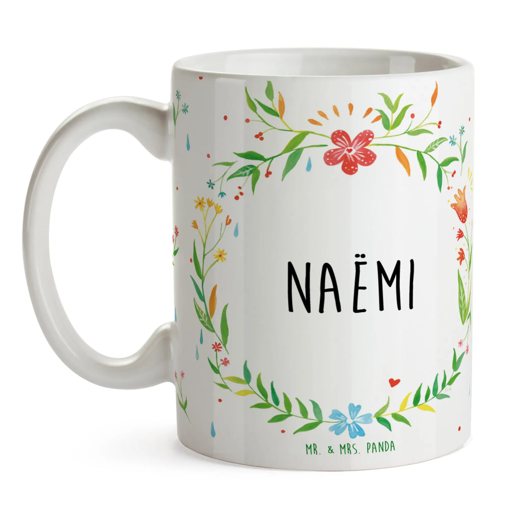 Kubek Naëmi Teetasse, Tasse, Kaffeetasse, Porzellantasse, Tasse mit Motiven, Keramiktasse, Tasse mit Zitaten, Bürotasse, Geschenktasse, Geschenk