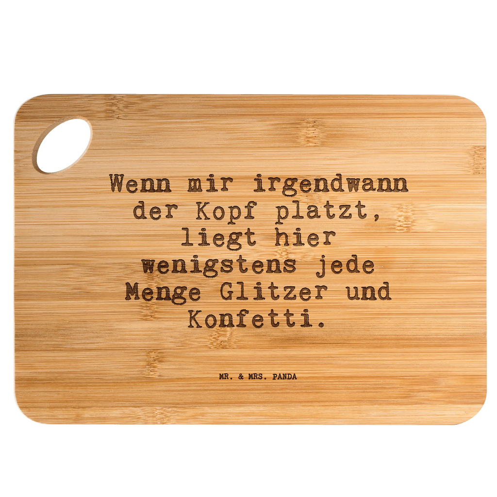 Bambus - deska do krojenia Wenn mir irgendwann der... Przysłowie, przysłowia, zabawne przysłowia, mądrości, cytaty, prezenty z przysłowiami