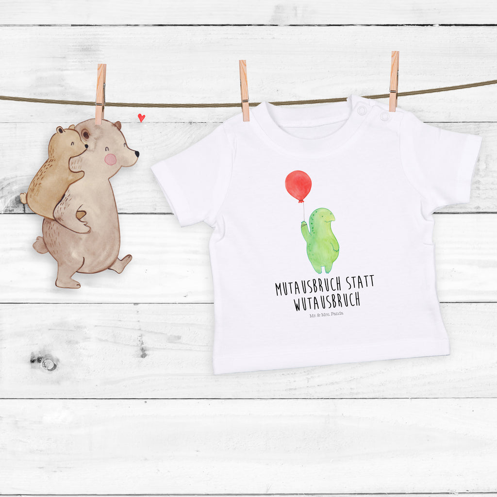 Organic Baby Shirt Schildkröte Luftballon Baby T-Shirt, Jungen Baby T-Shirt, Mädchen Baby T-Shirt, Shirt, Schildkröte, Schildkröten, Mutausbruch, Motivation, Motivationsspruch